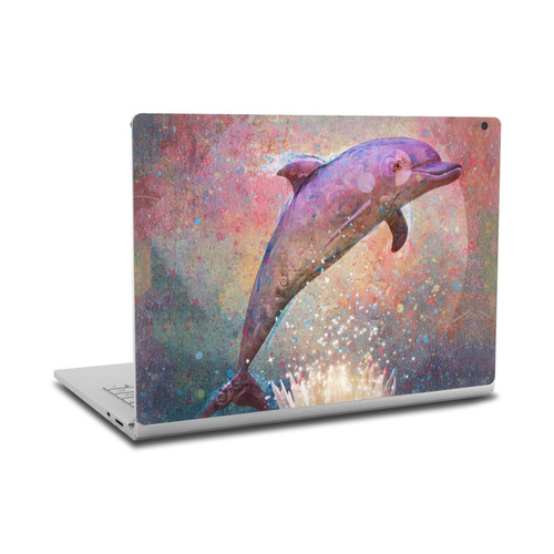 Jena DellaGrottaglia Animals Dolphin Vinyl Sticker Skin Decal Cover for Microsoft Surface Book 2