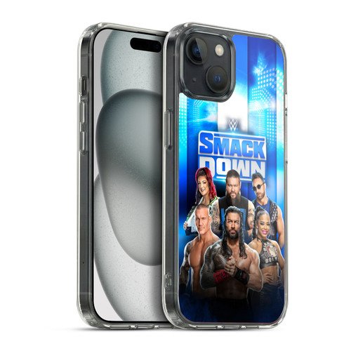 WWE Pay-Per-View Superstars 2024 Smackdown! Soft Gel Case for Apple iPhone 15 Plus & MagSafe