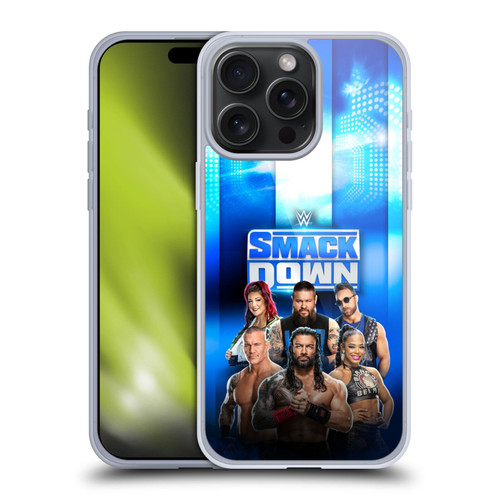 WWE Pay-Per-View Superstars 2024 Smackdown! Soft Gel Case for Apple iPhone 15 Pro Max