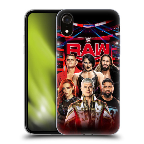 WWE Pay-Per-View Superstars 2024 Raw Soft Gel Case for Apple iPhone XR