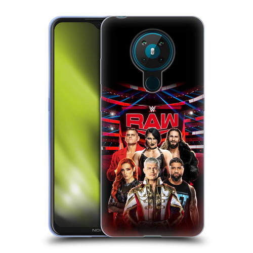 WWE Pay-Per-View Superstars 2024 Raw Soft Gel Case for Nokia 5.3