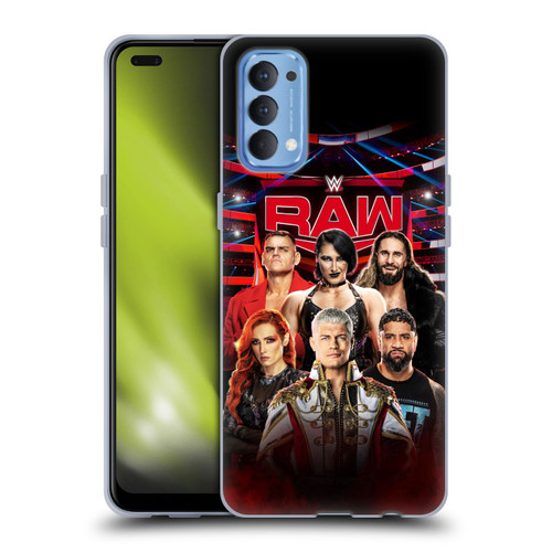 WWE Pay-Per-View Superstars 2024 Raw Soft Gel Case for OPPO Reno 4 5G