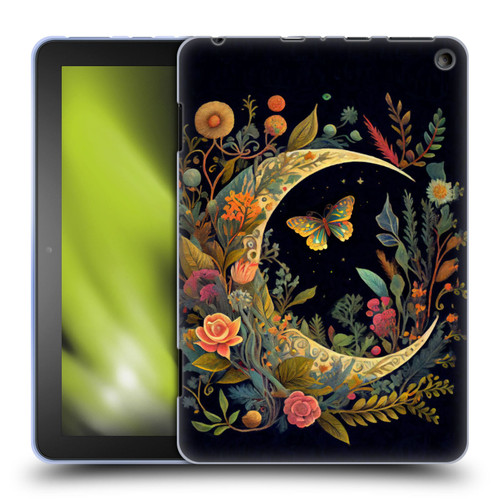 JK Stewart Art Crescent Moon Soft Gel Case for Amazon Fire HD 8/Fire HD 8 Plus 2020