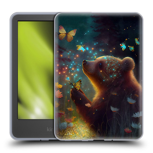 JK Stewart Art Bear Soft Gel Case for Amazon Kindle 11th Gen 6in 2022
