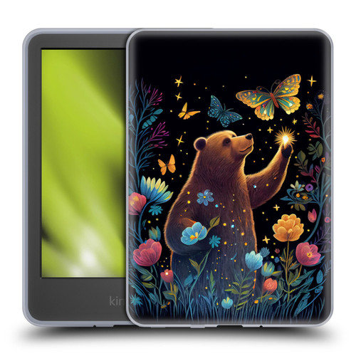 JK Stewart Art Bear Reaching Up Soft Gel Case for Amazon Kindle 11th Gen 6in 2022