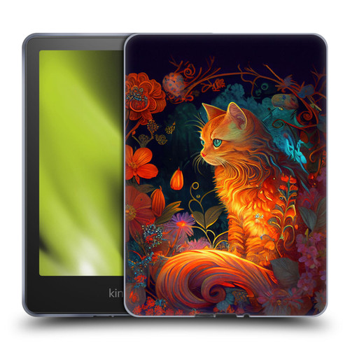 JK Stewart Art Cat Soft Gel Case for Amazon Kindle Paperwhite 5 (2021)