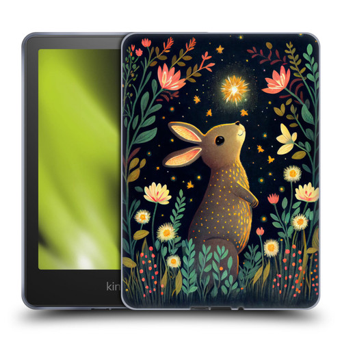 JK Stewart Art Rabbit Catching Falling Star Soft Gel Case for Amazon Kindle Paperwhite 5 (2021)