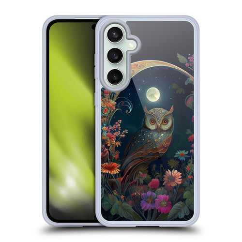 JK Stewart Key Art Owl Soft Gel Case for Samsung Galaxy S23 FE 5G