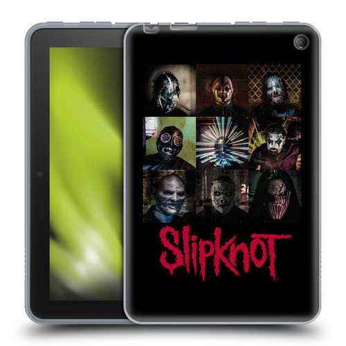 Slipknot Key Art Blocks Soft Gel Case for Amazon Fire 7 2022