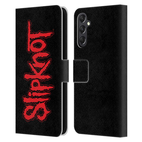 Slipknot Key Art Text Leather Book Wallet Case Cover For Samsung Galaxy A24 4G / M34 5G