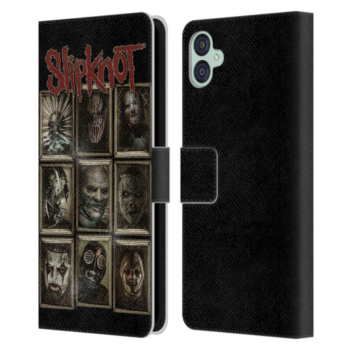 Slipknot Key Art Covered Faces Leather Book Wallet Case Cover For Samsung Galaxy M04 5G / A04e