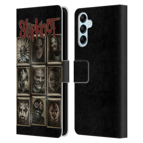 Slipknot Key Art Covered Faces Leather Book Wallet Case Cover For Samsung Galaxy M14 5G