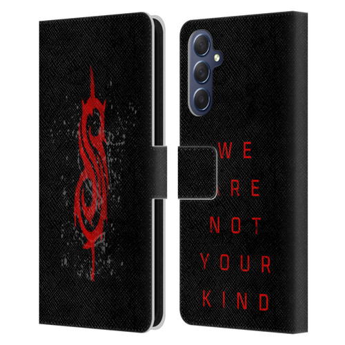 Slipknot We Are Not Your Kind Red Distressed Look Leather Book Wallet Case Cover For Samsung Galaxy M54 5G