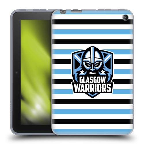 Glasgow Warriors Logo 2 Stripes 2 Soft Gel Case for Amazon Fire 7 2022