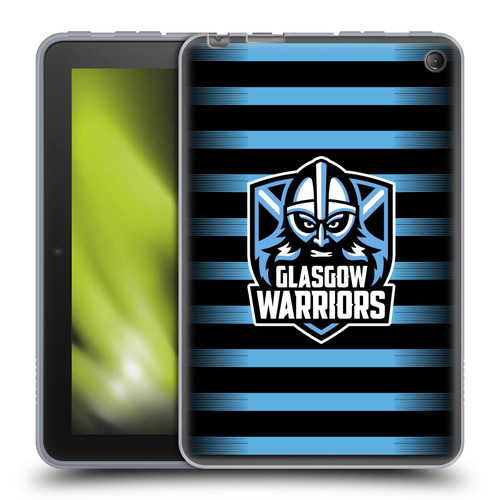 Glasgow Warriors Logo 2 Stripes Soft Gel Case for Amazon Fire 7 2022