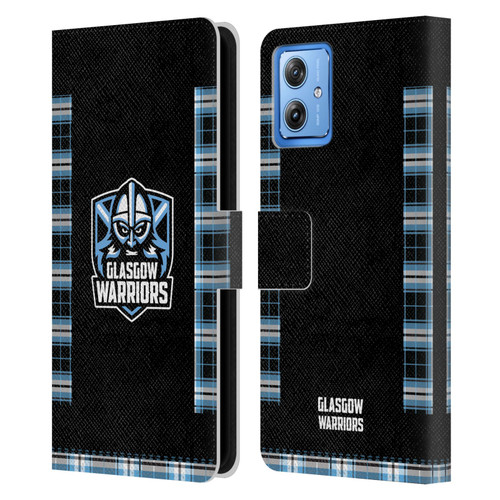 Glasgow Warriors 2020/21 Crest Kit Home Leather Book Wallet Case Cover For Motorola Moto G54 5G