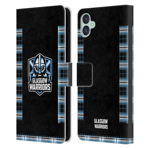 Glasgow Warriors 2020/21 Crest Kit Home Leather Book Wallet Case Cover For Samsung Galaxy M04 5G / A04e