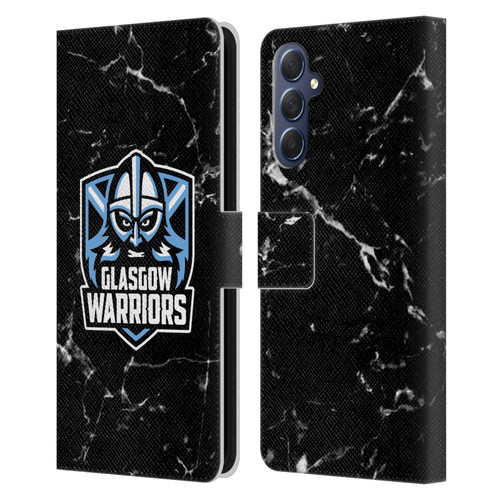Glasgow Warriors Logo 2 Marble Leather Book Wallet Case Cover For Samsung Galaxy M54 5G
