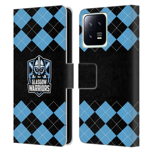 Glasgow Warriors Logo 2 Argyle Leather Book Wallet Case Cover For Xiaomi 13 5G