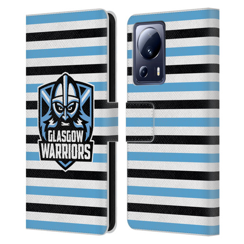 Glasgow Warriors Logo 2 Stripes 2 Leather Book Wallet Case Cover For Xiaomi 13 Lite 5G