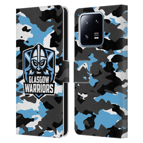 Glasgow Warriors Logo 2 Camouflage Leather Book Wallet Case Cover For Xiaomi 13 Pro 5G