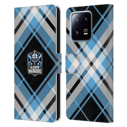 Glasgow Warriors Logo 2 Diagonal Tartan Leather Book Wallet Case Cover For Xiaomi 13 Pro 5G