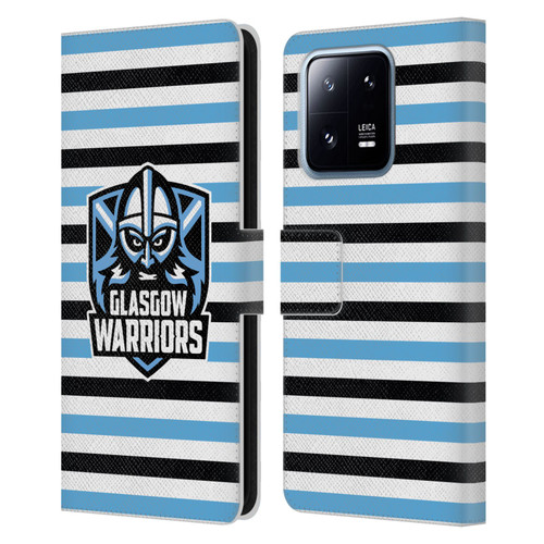 Glasgow Warriors Logo 2 Stripes 2 Leather Book Wallet Case Cover For Xiaomi 13 Pro 5G