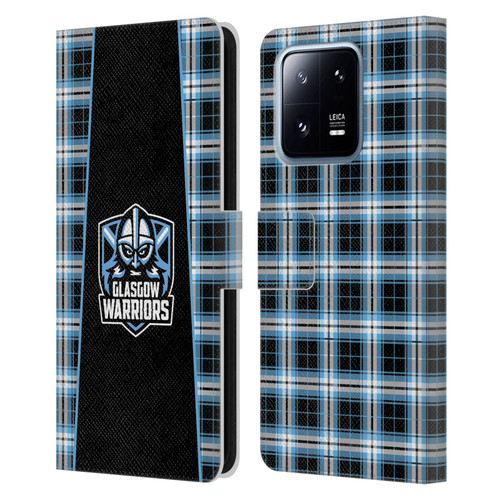 Glasgow Warriors Logo 2 Tartan Leather Book Wallet Case Cover For Xiaomi 13 Pro 5G