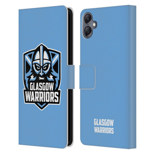 Glasgow Warriors Logo Plain Blue Leather Book Wallet Case Cover For Samsung Galaxy A05