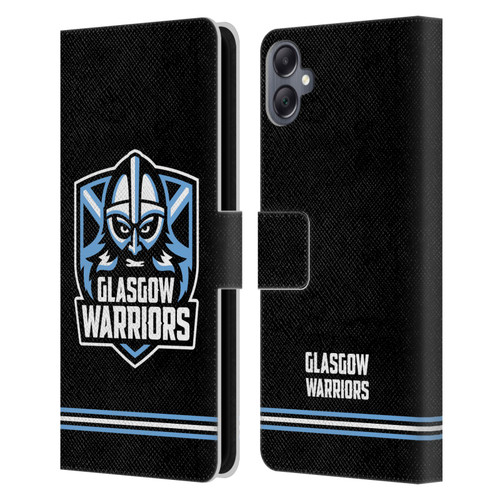 Glasgow Warriors Logo Stripes Black Leather Book Wallet Case Cover For Samsung Galaxy A05