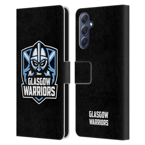 Glasgow Warriors Logo Plain Black Leather Book Wallet Case Cover For Samsung Galaxy M54 5G