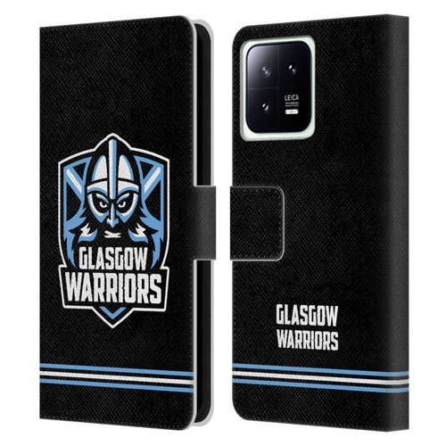 Glasgow Warriors Logo Stripes Black Leather Book Wallet Case Cover For Xiaomi 13 5G