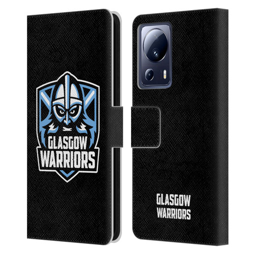 Glasgow Warriors Logo Plain Black Leather Book Wallet Case Cover For Xiaomi 13 Lite 5G