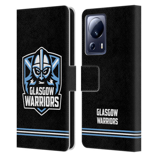 Glasgow Warriors Logo Stripes Black Leather Book Wallet Case Cover For Xiaomi 13 Lite 5G
