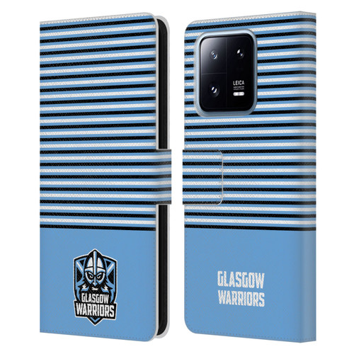 Glasgow Warriors Logo Stripes Blue 2 Leather Book Wallet Case Cover For Xiaomi 13 Pro 5G