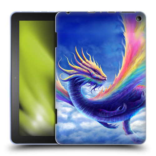 Anthony Christou Art Rainbow Dragon Soft Gel Case for Amazon Fire HD 8/Fire HD 8 Plus 2020