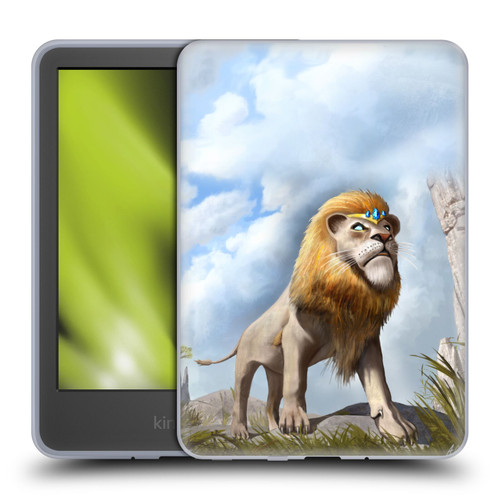Anthony Christou Fantasy Art King Of Lions Soft Gel Case for Amazon Kindle 11th Gen 6in 2022