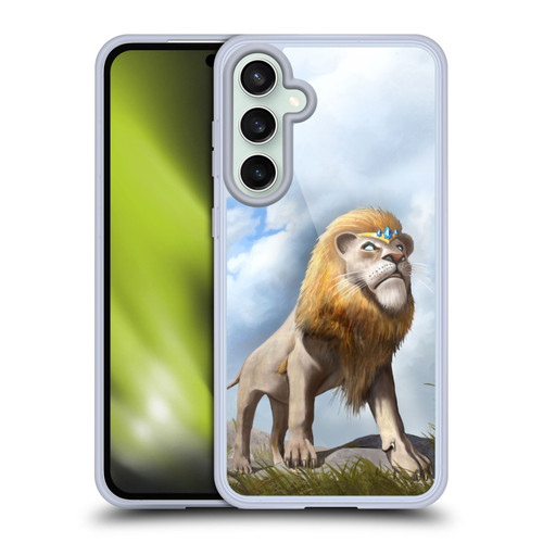 Anthony Christou Fantasy Art King Of Lions Soft Gel Case for Samsung Galaxy S23 FE 5G
