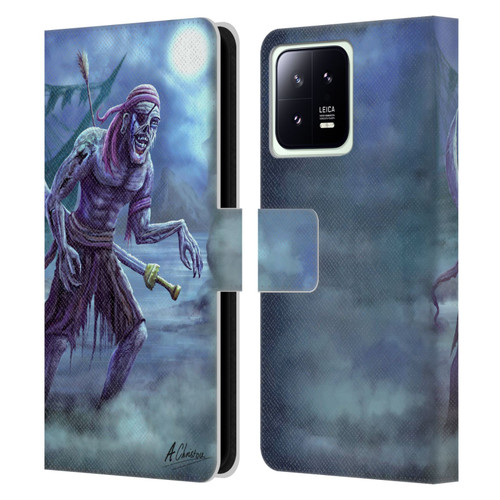 Anthony Christou Art Zombie Pirate Leather Book Wallet Case Cover For Xiaomi 13 5G