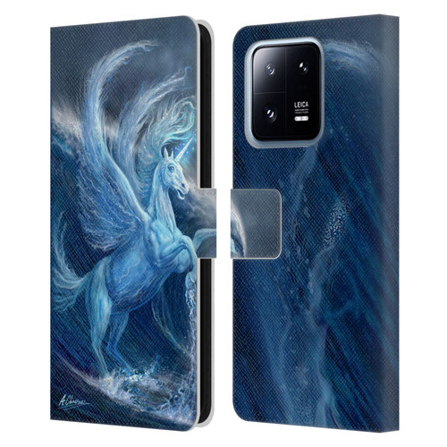 Anthony Christou Art Water Pegasus Leather Book Wallet Case Cover For Xiaomi 13 Pro 5G