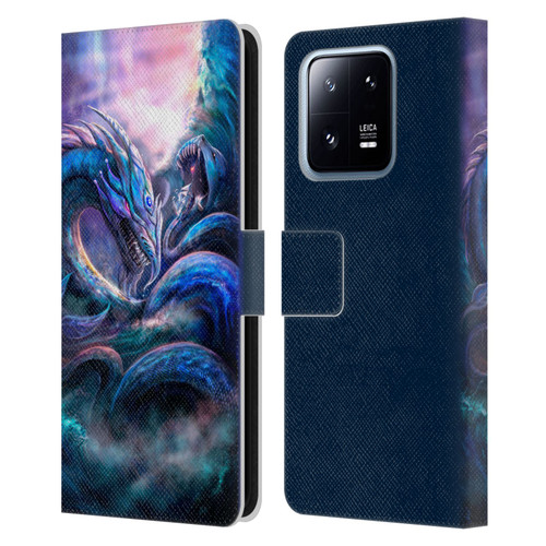 Anthony Christou Fantasy Art Leviathan Dragon Leather Book Wallet Case Cover For Xiaomi 13 Pro 5G