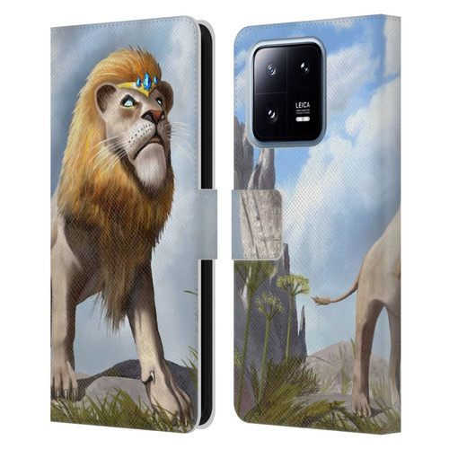 Anthony Christou Fantasy Art King Of Lions Leather Book Wallet Case Cover For Xiaomi 13 Pro 5G