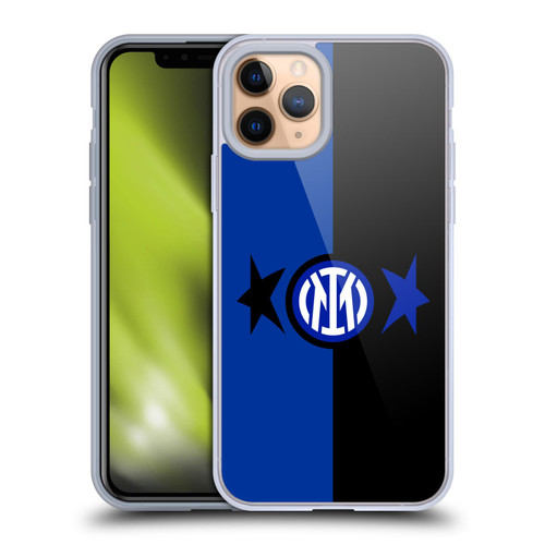 Fc Internazionale Milano IM 2Stars Black & Blue Soft Gel Case for Apple iPhone 11 Pro & MagSafe