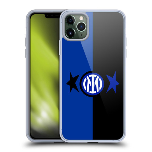 Fc Internazionale Milano IM 2Stars Black & Blue Soft Gel Case for Apple iPhone 11 Pro Max & MagSafe
