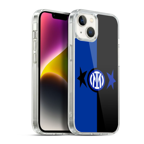 Fc Internazionale Milano IM 2Stars Black & Blue Soft Gel Case for Apple iPhone 14 Plus & MagSafe
