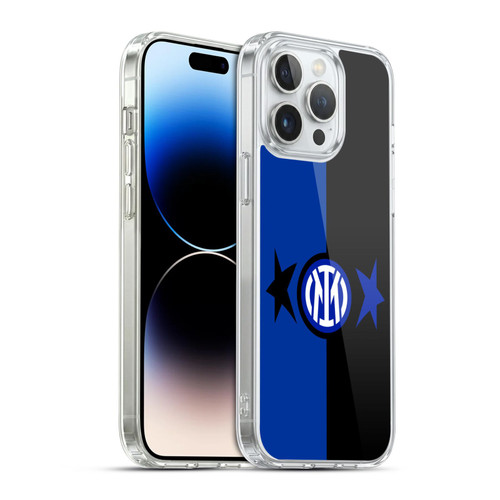 Fc Internazionale Milano IM 2Stars Black & Blue Soft Gel Case for Apple iPhone 14 Pro Max & MagSafe