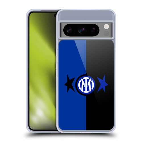 Fc Internazionale Milano IM 2Stars Black & Blue Soft Gel Case for Google Pixel 8 Pro