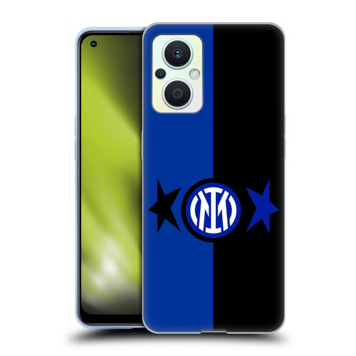 Fc Internazionale Milano IM 2Stars Black & Blue Soft Gel Case for OPPO Reno8 Lite