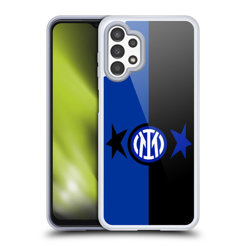 Fc Internazionale Milano IM 2Stars Black & Blue Soft Gel Case for Samsung Galaxy A13 (2022)