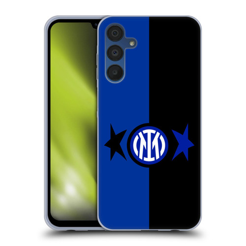 Fc Internazionale Milano IM 2Stars Black & Blue Soft Gel Case for Samsung Galaxy A15